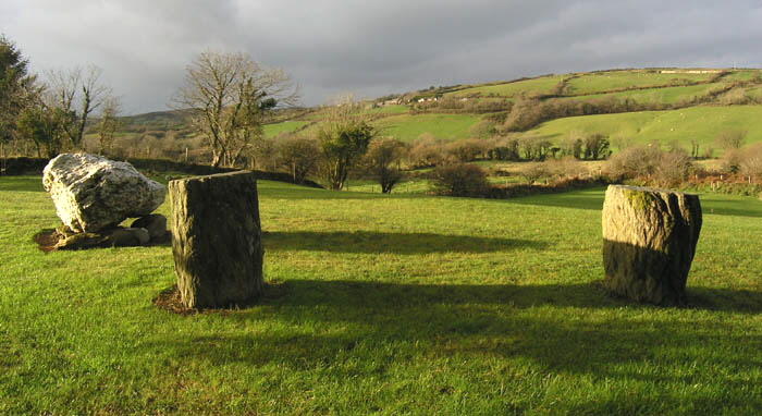 Ballycommane boulder-burial and standing stones 9
